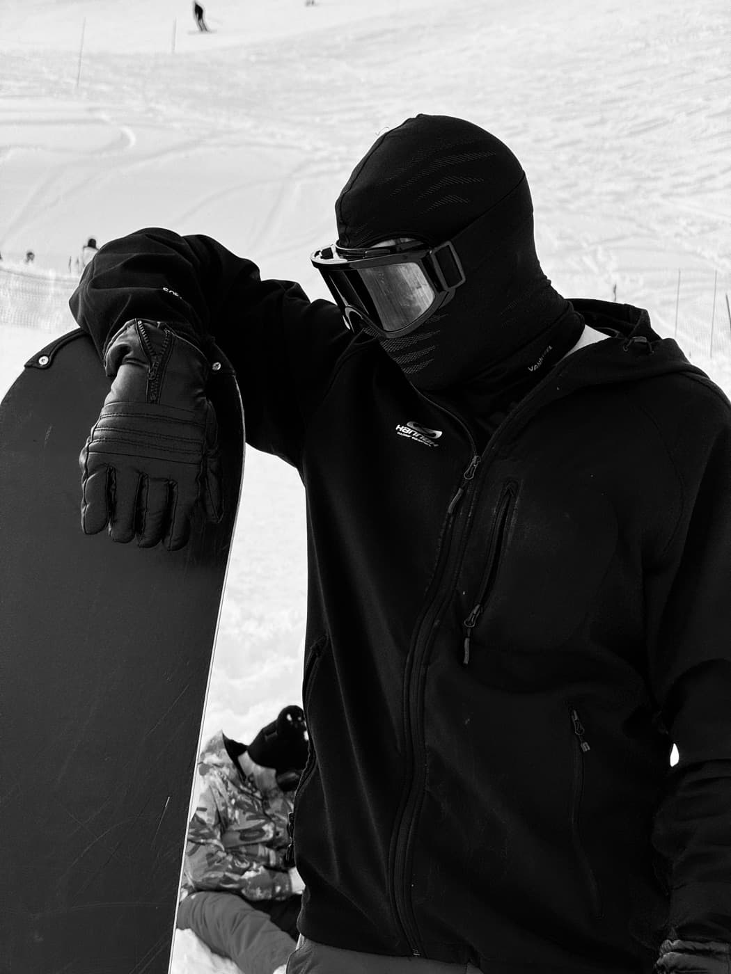 Aluno da Winners de snowboard na montanha